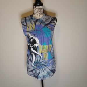 Bravado Vintage Guns n Roses Tye-Dye Tank Top, size S